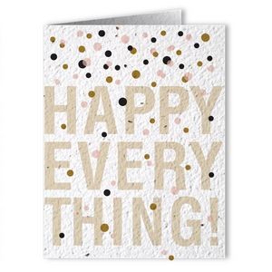Plantable Seed Paper Holiday Greeting Card - Design BH