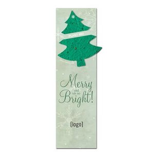 Seed Paper Holiday Shape Bookmark - Design F