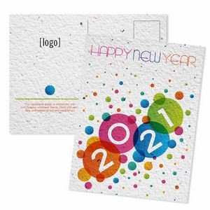 Holiday Seed Paper Mailable Postcard - Style N