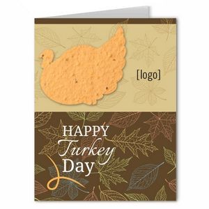 Thanksgiving Seed Paper Greeting Card - Design B