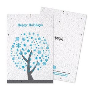Holiday Seed Paper Postcard - Style M