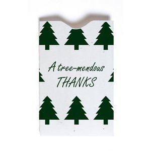 Holiday Seed Paper Card Sleeve - Design A
