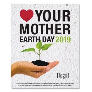 Earth Day Seed Paper Postcard - Style H