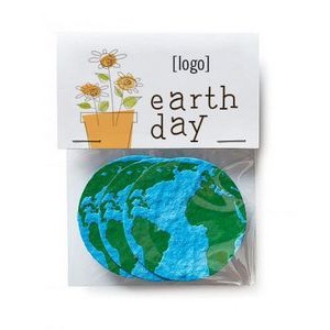 Multi Shape Earth Day Gift Pack w/3 Seed Paper Shapes - Design C