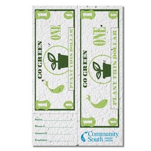 Seed Paper Coupon w/Perforations