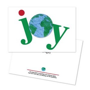 Holiday Seed Paper Shape Postcard