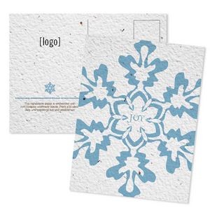 Holiday Seed Paper Mailable Postcard - Style D