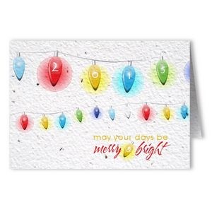 Plantable Seed Paper Holiday Greeting Card - Design AC