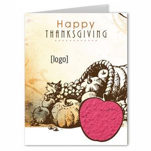 Thanksgiving Seed Paper Greeting Card - Design A