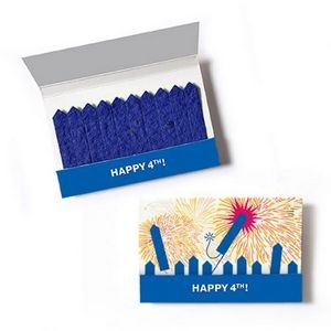 Patriotic Seed Paper Matchbook - Style F