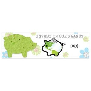 Seed Paper Earth Day Shape Bookmark - Design EE