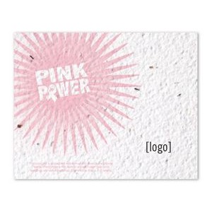 Breast Cancer Awareness Seed Paper Postcard - Style B