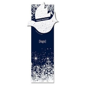 Seed Paper Holiday Shape Bookmark - Design B