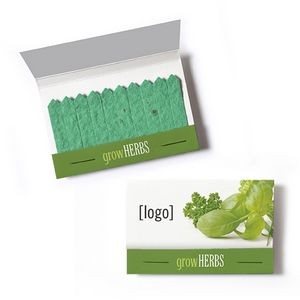 Herb Seed Paper Matchbook