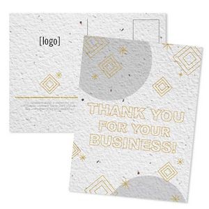 Holiday Seed Paper Mailable Postcard - Style T