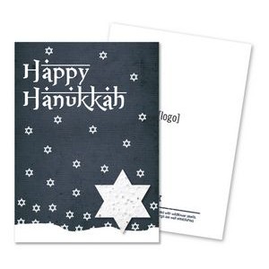 Holiday Seed Paper Shape Postcard - Design AX