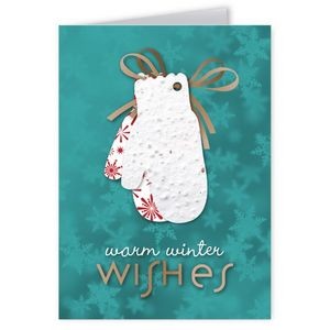 Seed Paper Shape Holiday Greeting Card