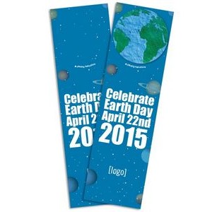 Seed Paper Earth Day Shape Bookmark - Design B