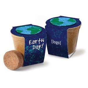 Mini Earth Day Planting Kit Wrap w/Medallion - Design O
