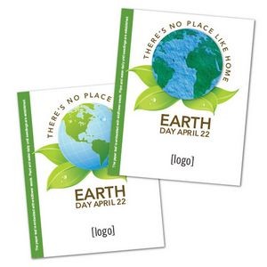 Earth Day Seed Paper Shape Postcard - Design S