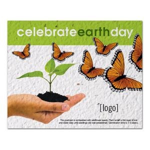 Earth Day Seed Paper Postcard - Style J