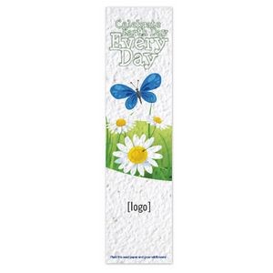 Earth Day Seed Paper Bookmark - Design AA