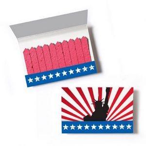 Patriotic Seed Paper Matchbook - Style D