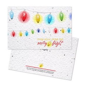 Holiday Seed Paper Postcard - Style AC