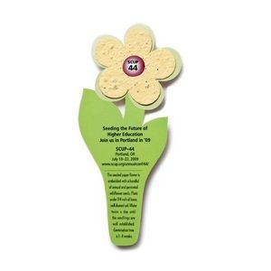 Seed Paper Flower Bookmark