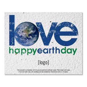 Earth Day Seed Paper Postcard - Style F