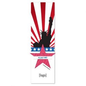Seed Paper Patriotic Bookmark - Design D