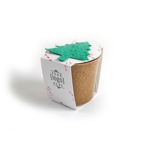 Mini Holiday Planting Kit Wrap w/Medallion - Design E