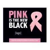 Breast Cancer Awareness Seed Paper Shape Postcard - Design E