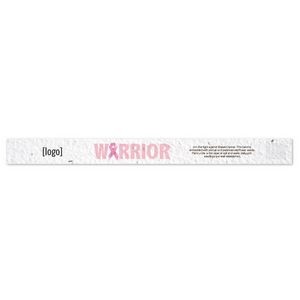 Seed Paper Breast Cancer Awareness Wristband - Style E