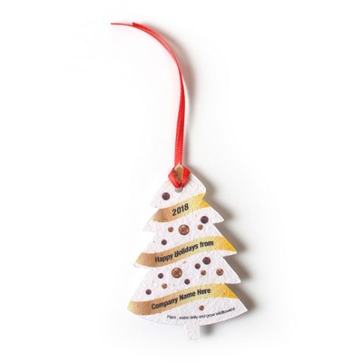 Seed Paper Holiday Ornament - Style AG