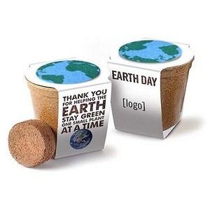 Mini Earth Day Planting Kit Wrap w/Medallion - Design H