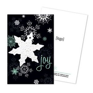 Holiday Seed Paper Shape Postcard - Design AF