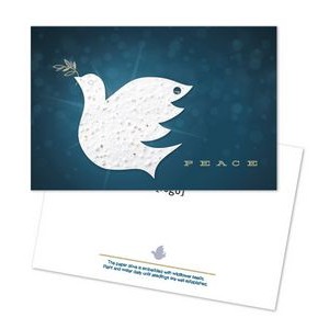 Holiday Seed Paper Shape Postcard - Design AS