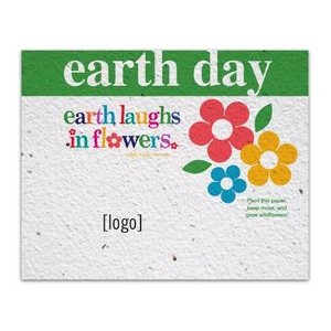 Earth Day Seed Paper Postcard - Style M