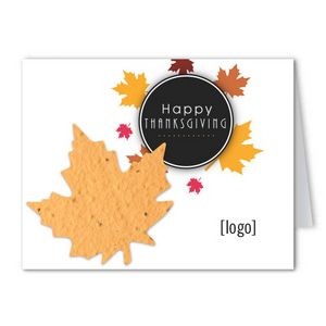 Thanksgiving Seed Paper Greeting Card - Design F