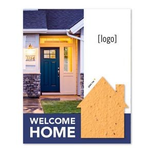 Real Estate Seed Paper Shape Postcard - Design C