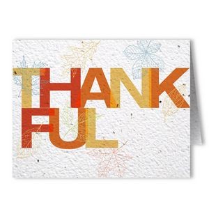 Thanksgiving Seed Paper Card - Style B