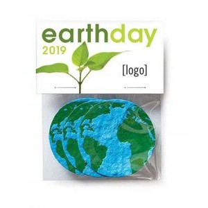 Multi Shape Earth Day Gift Pack w/3 Seed Paper Shapes - Design D