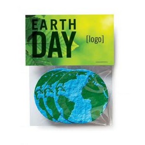 Multi Shape Earth Day Gift Pack w/3 Seed Paper Shapes - Design H