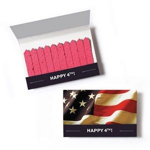 Patriotic Seed Paper Matchbook - Style C