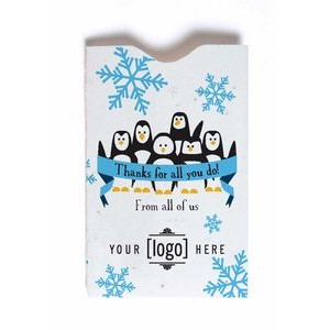 Holiday Seed Paper Card Sleeve - Design B