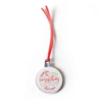 Small Seed Paper Holiday Ornament - Style I