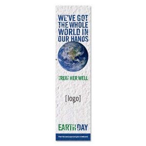 Earth Day Seed Paper Bookmark - Design C