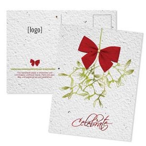 Holiday Seed Paper Mailable Postcard - Style M