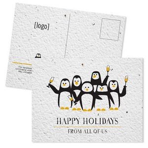 Holiday Seed Paper Mailable Postcard - Style R